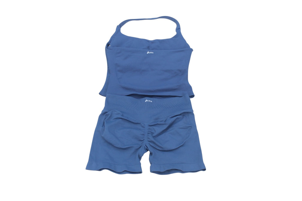 Conjunto de 2 piezas para mujer: top sin mangas y biker shorts
