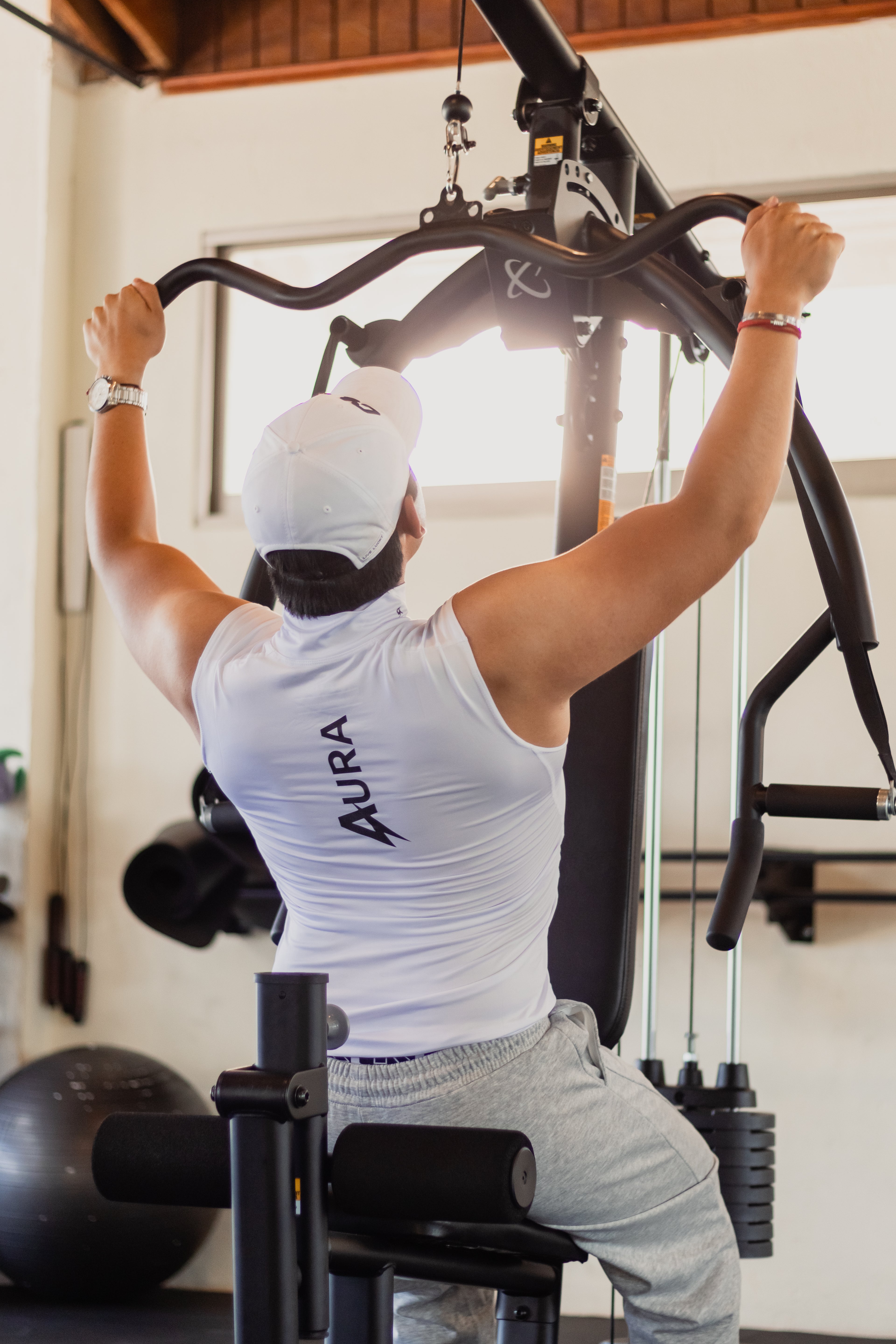 Playera de compresion cuello alto